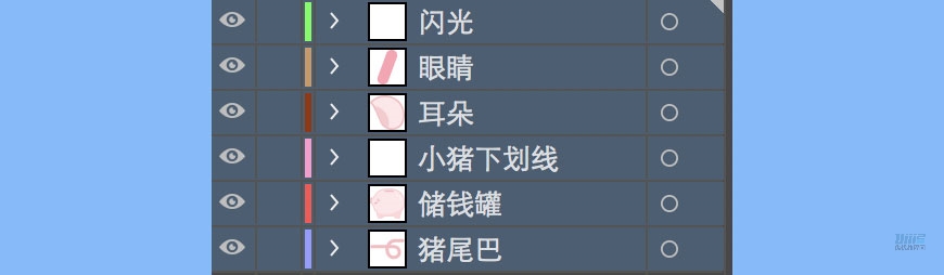 AI+AE教程！教你制作可爱的小猪存钱罐动效