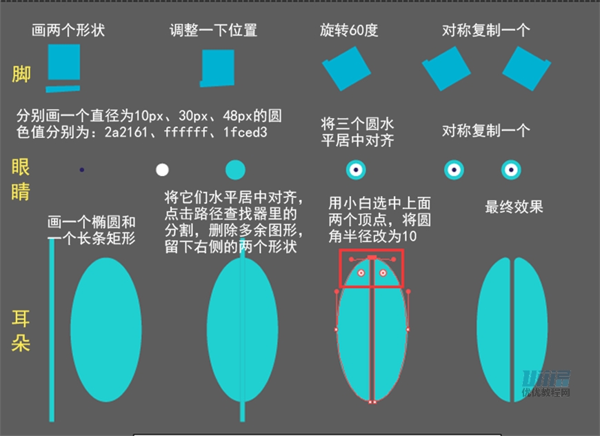 AI+AE教程！从零开始制作一只活蹦乱跳的小兔子